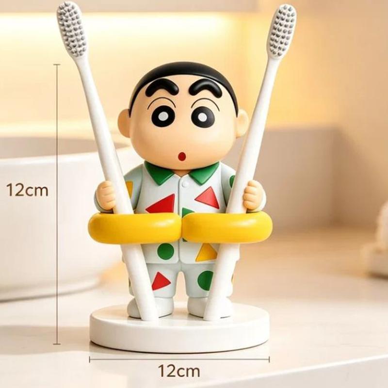 Home Edit Bathroom Storage - Cute Toothbrush Holder Cartoon Crayon Shin-Chan