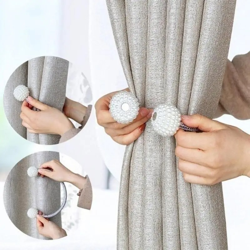 1/2PCS Pearl Magnetic Curtain  - Home Bathroom Supplies review and price