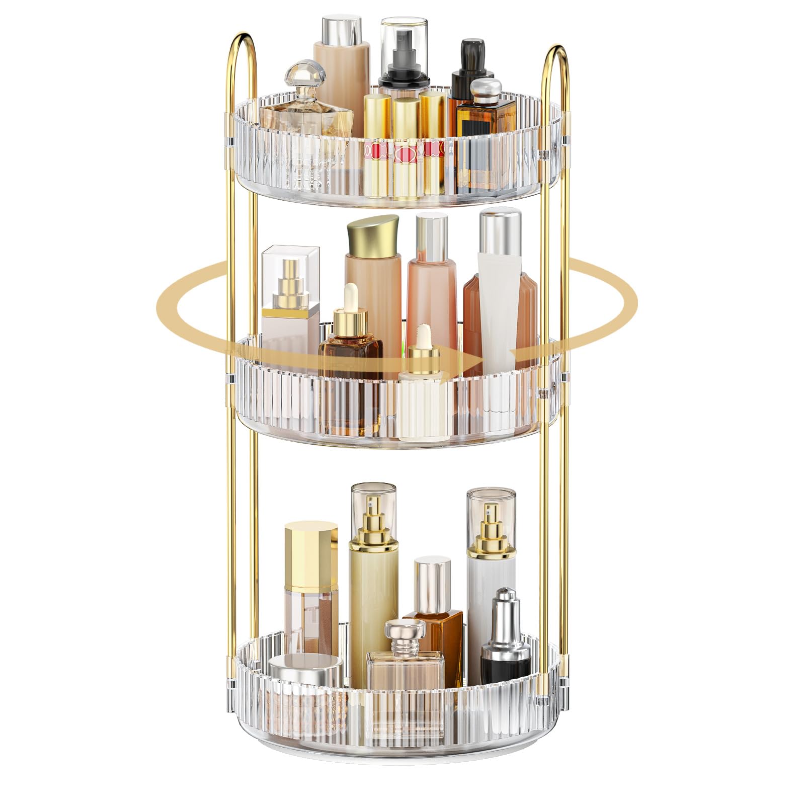 360 Rotating Makeup Organizer  - Home Essentials Bathroom Storage review and price