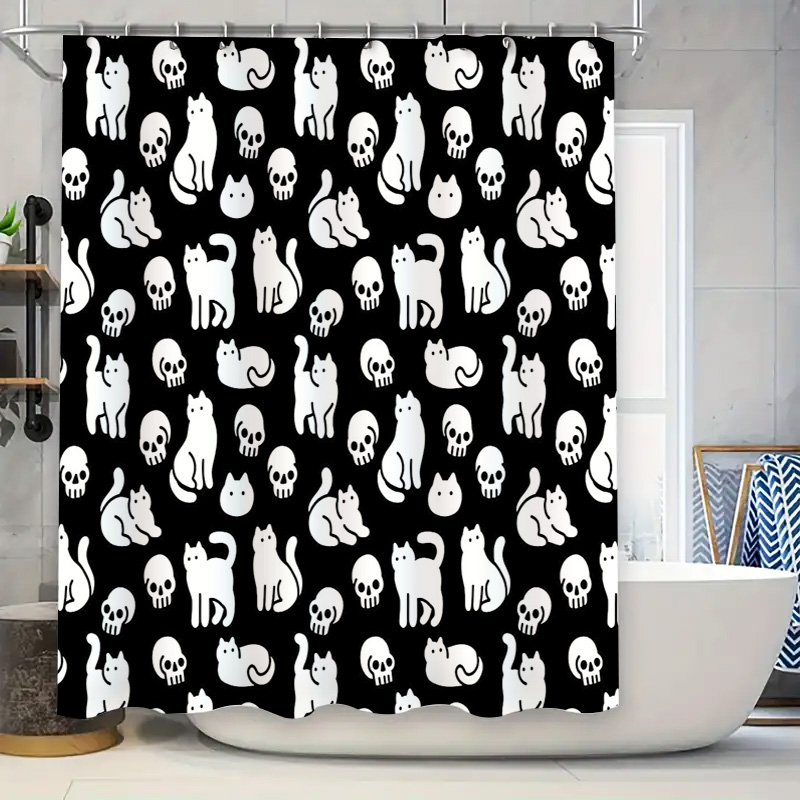 Cat Shower Curtain Cute Kitten - Home Bathroom Design Ideas review and price