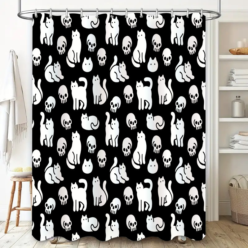 Cat Shower Curtain Cute Kitten - Home Bathroom Design Ideas review and price