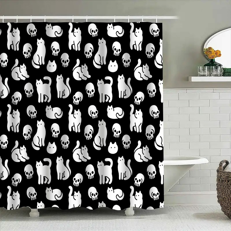 Cat Shower Curtain Cute Kitten - Home Bathroom Design Ideas review and price