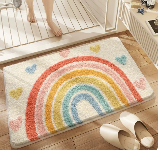 Tufted Sea Pattern Bedroom Rug - Home Bathroom Rugs review and price