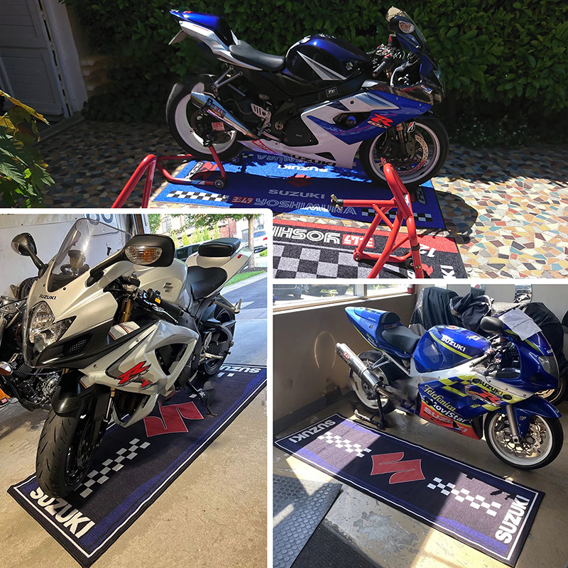 Motorcycle Display Carpet Suzu - Home Bathroom Rugs review and price