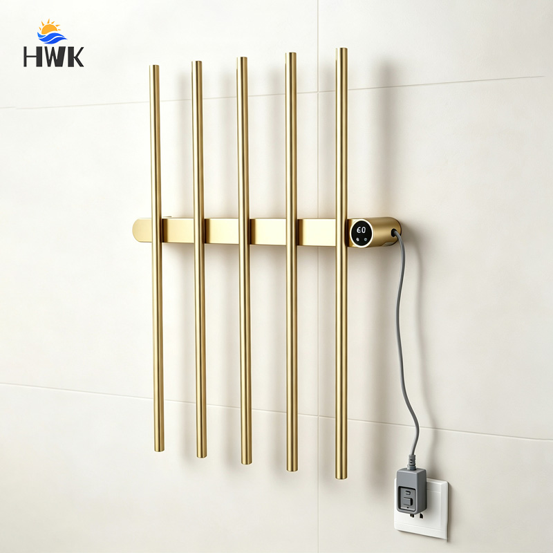 Brushed Gold Vertical Electric - Towel Warmer Electric review and price