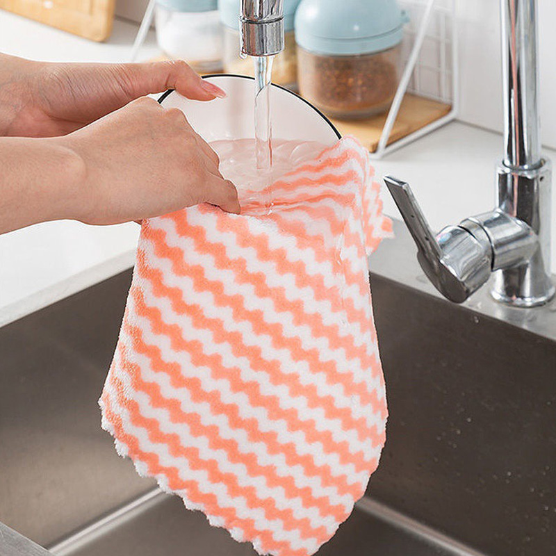 2-Pack of Wavy Striped Coral F - Home Kitchen Bathroom Cleaning review and price