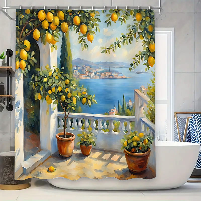 Mediterranean Lemon Garden Sho - Home Bathroom Design Ideas review and price