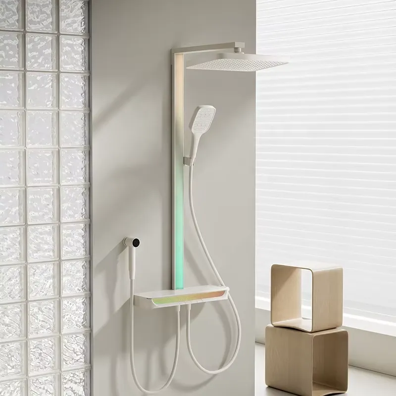 Brass Digital Waterfall Shower - Home In Bathroom review and price