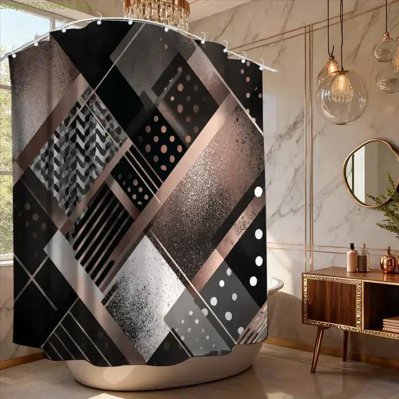 Modern Geometric Abstract Show - Home Bathroom Design Ideas review and price