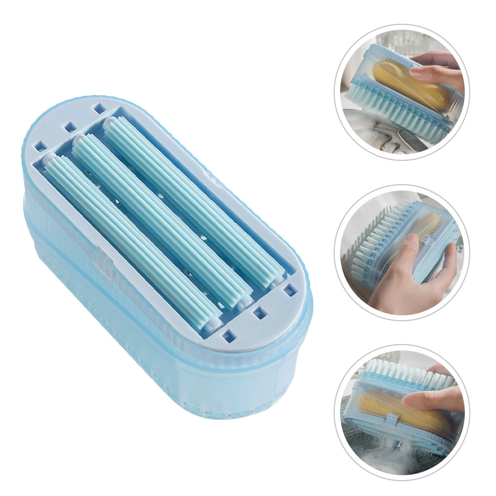 Soap Box with Scrubbing Brush  - Home Kitchen Bathroom Cleaning review and price