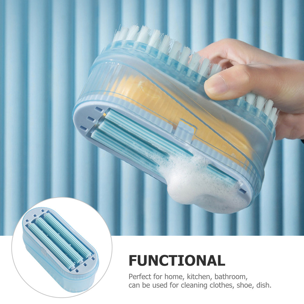Soap Box with Scrubbing Brush  - Home Kitchen Bathroom Cleaning review and price
