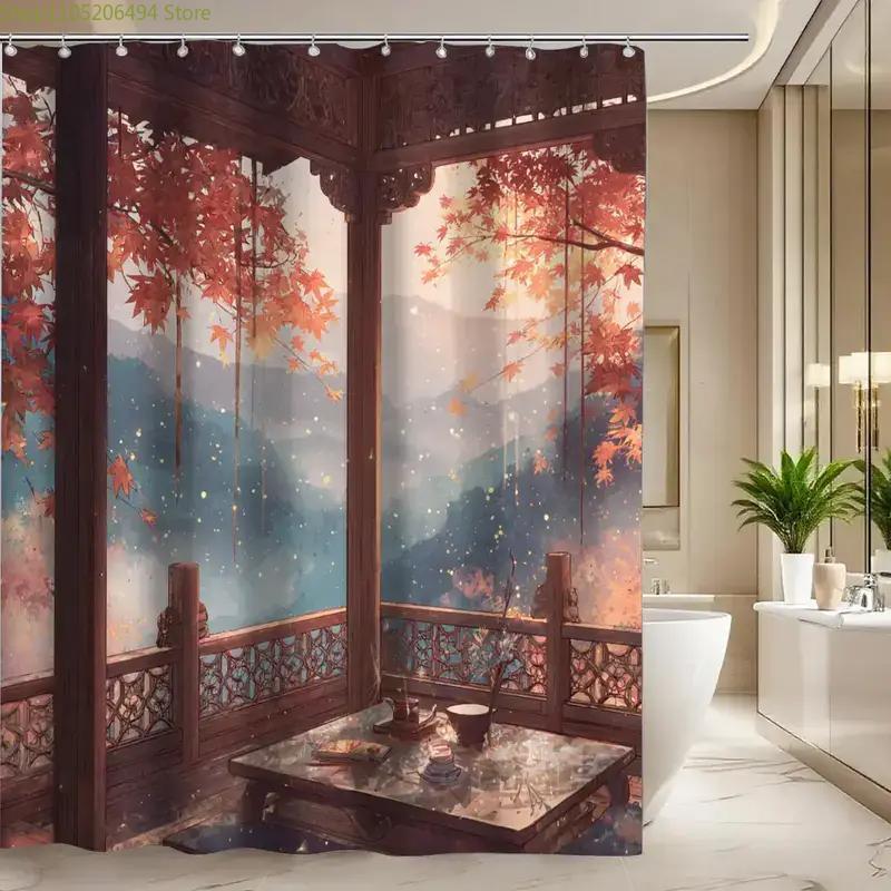 Chinese Autumn Pavilion Shower - Home Bathroom Design Ideas review and price