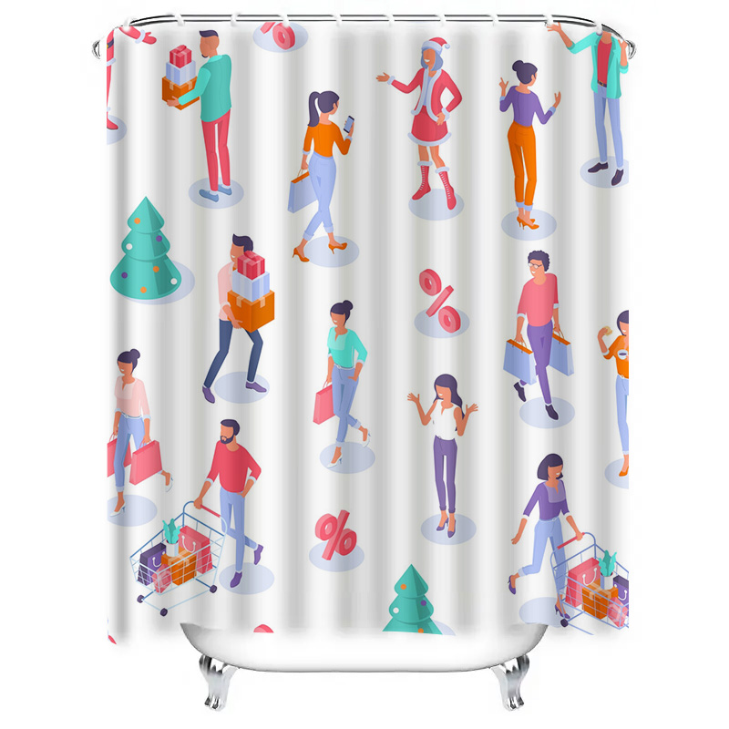 TU Shopping Lovers Shower Curt - Home Bathroom Design Ideas review and price