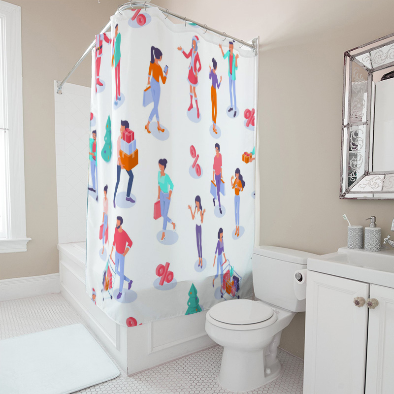 TU Shopping Lovers Shower Curt - Home Bathroom Design Ideas review and price