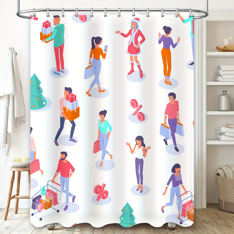 TU Shopping Lovers Shower Curt - Home Bathroom Design Ideas review and price