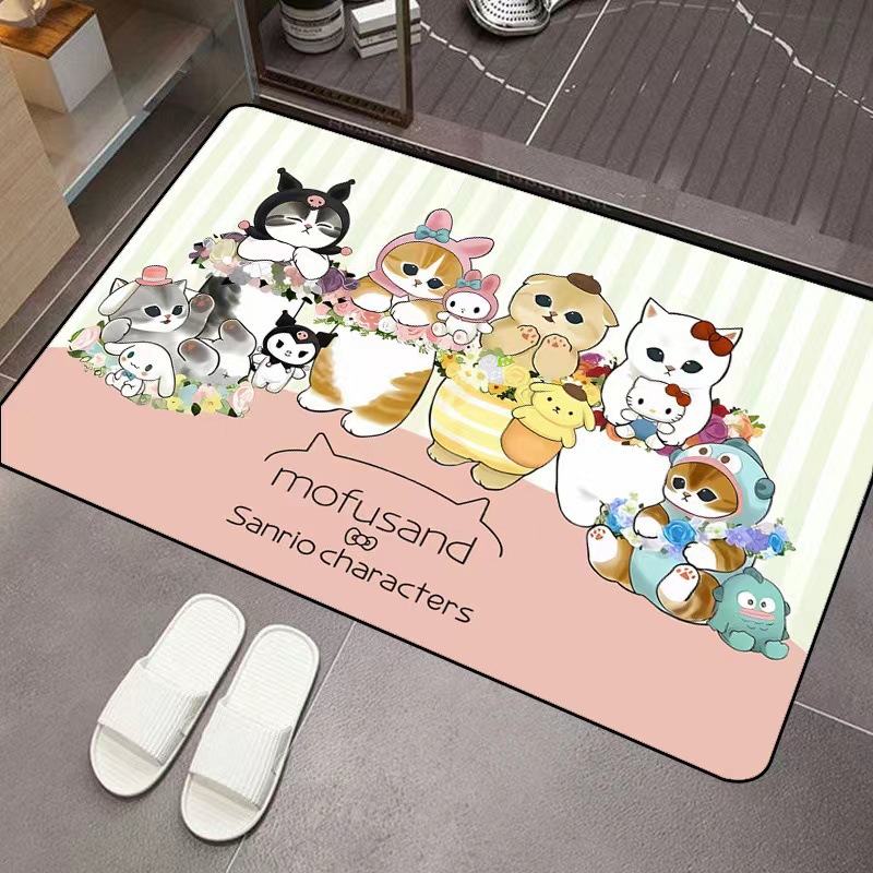 Mofusand Cartoon Diatom Mud Ab - Home Bathroom Rugs review and price