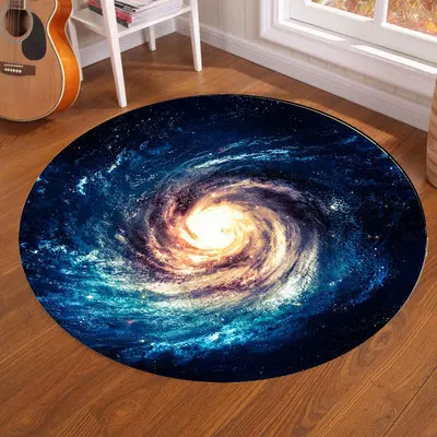 Galaxy Earth Moon Round Carpet - Home Bathroom Rugs review and price