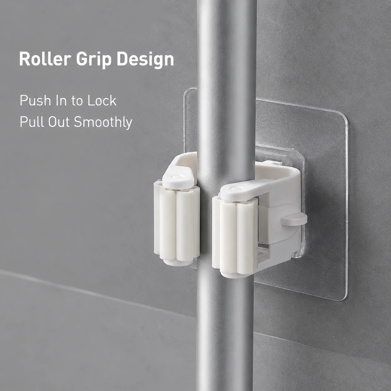 5PCS Mop Broom Holder Self Adh - Home Kitchen Bathroom Cleaning review and price