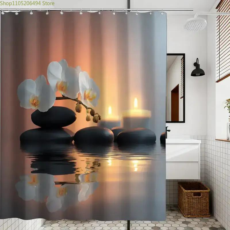 Zen Orchid and Stones Shower C - Home Bathroom Design Ideas review and price