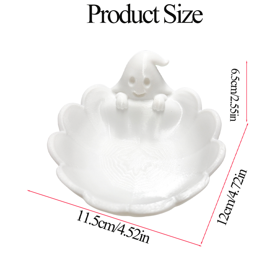 Matte White 3D Cute Ghost-Shap - Home Essentials Bathroom Storage review and price