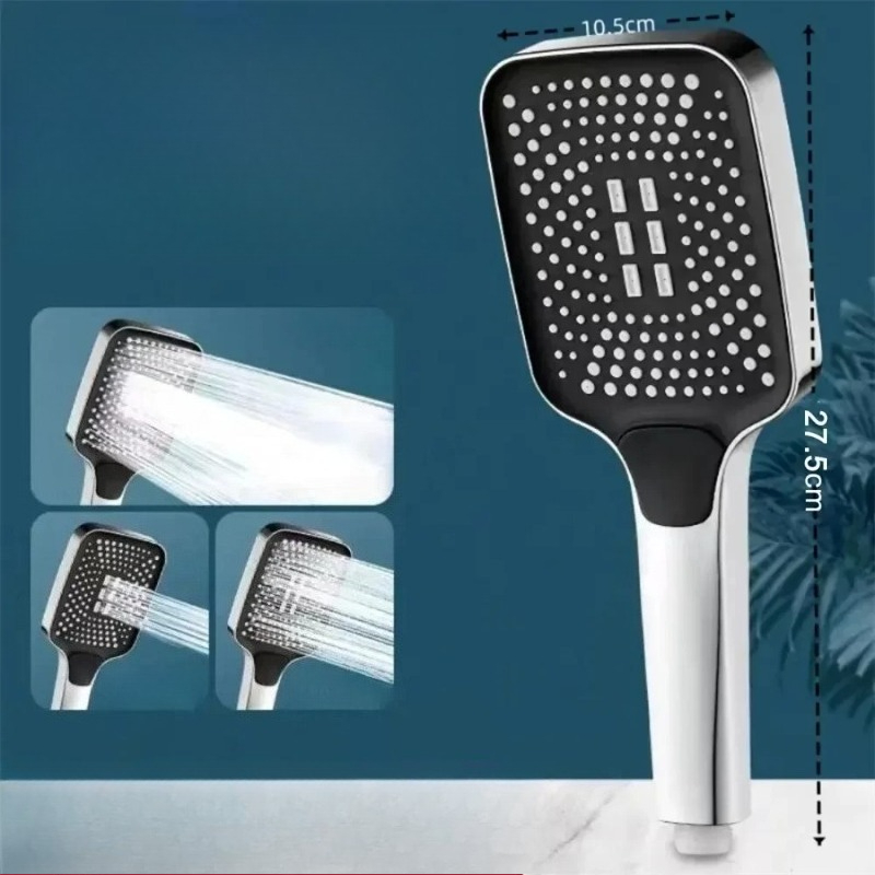 Adjustable 3-Mode High Pressur - Shower Head Rain review and price