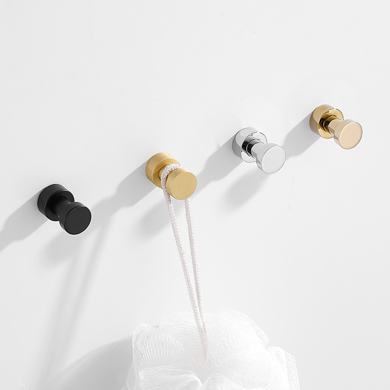 2/3/4/5pcs Brass Robe Hooks Ru - Home Bathroom Supplies review and price