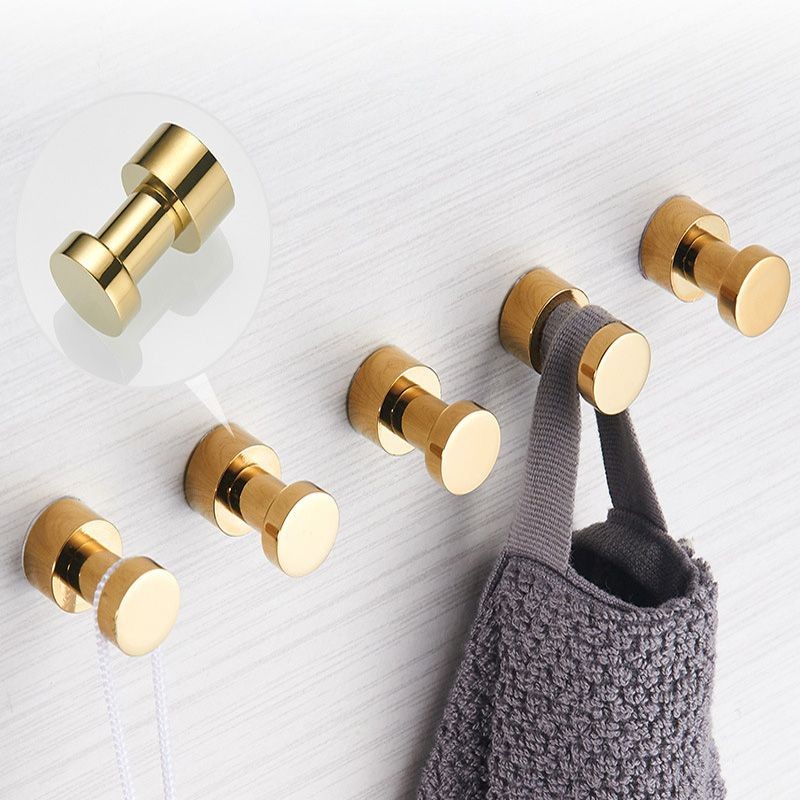 2/3/4/5pcs Brass Robe Hooks Ru - Home Bathroom Supplies review and price