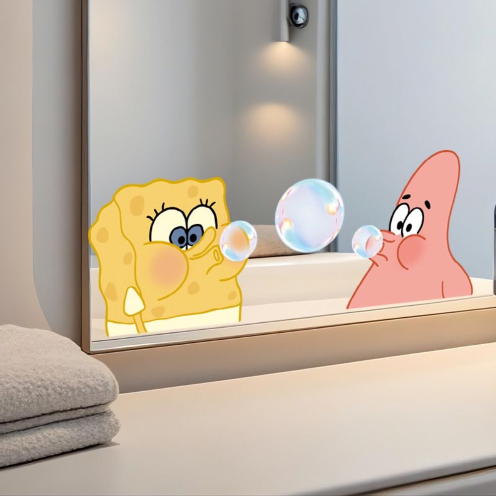 SpongeBob Bathroom Mirror Deca - Home Bathroom Supplies review and price