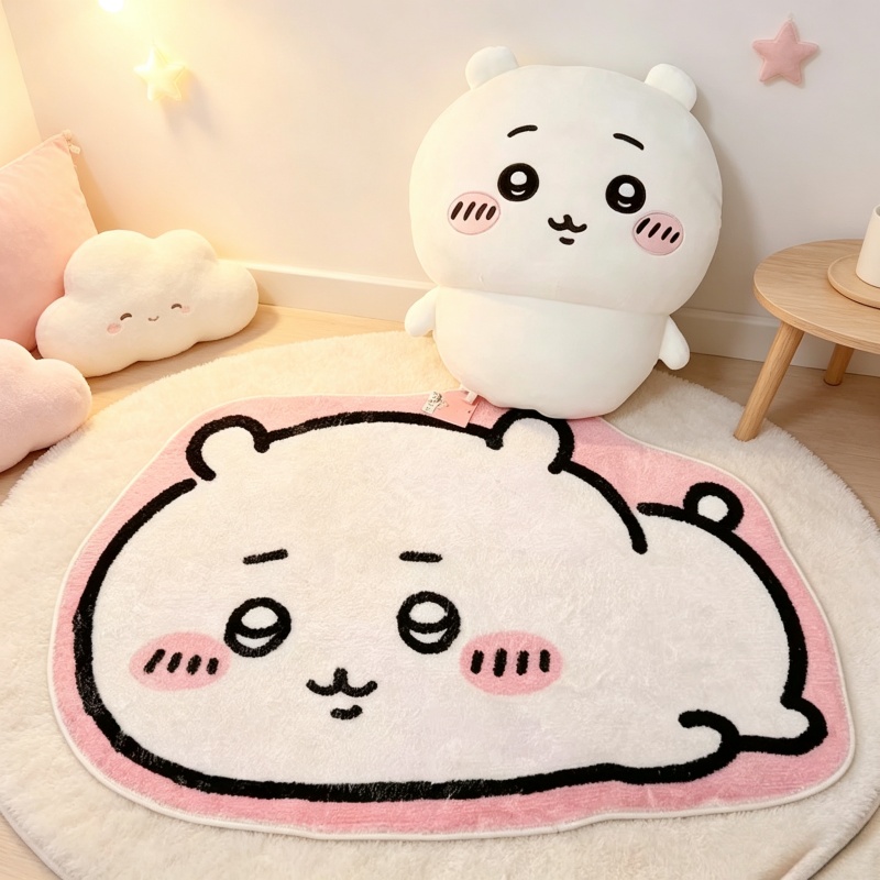 -Chiikawa Cartoon Rug Anime Ha - Home Bathroom Supplies review and price