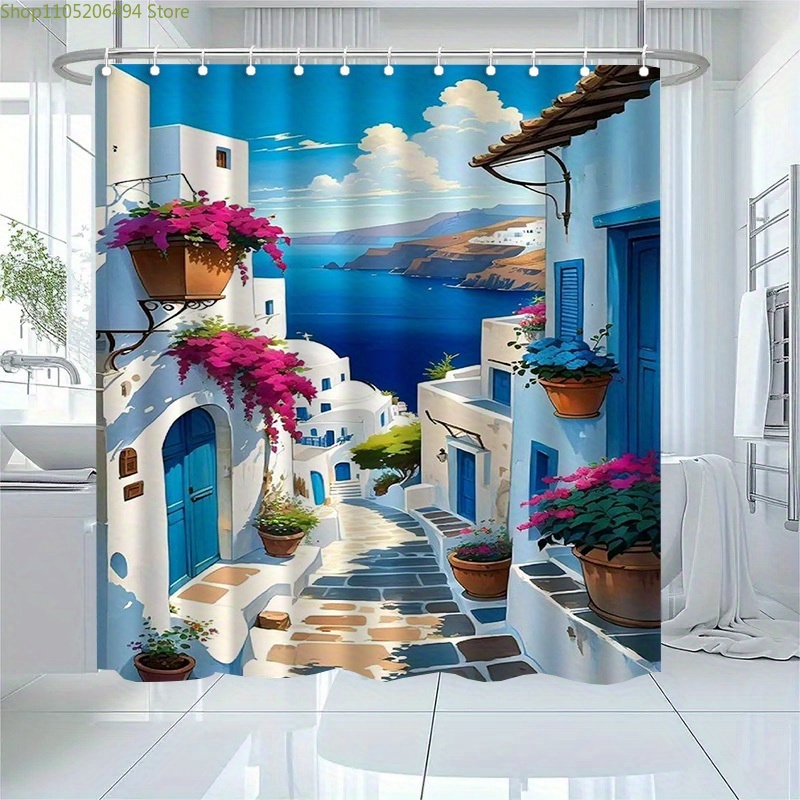 Santorini Greek Island Shower  - Home Bathroom Design Ideas review and price